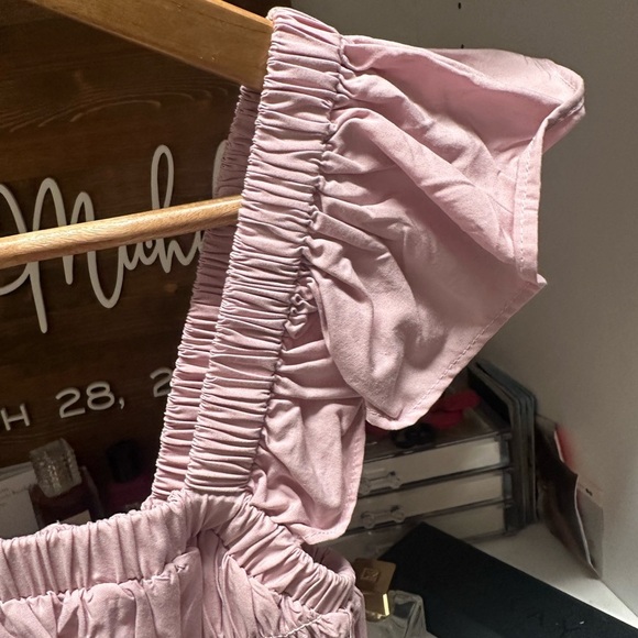 Deluc Pink Ruffled Women's Top - Picture 2 of 6